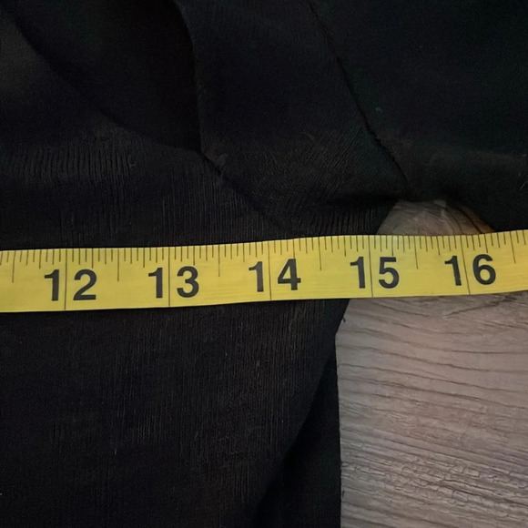 Zara knit midi dress Front cutouts Long sleeved Black Size S NWT Stretchy Sleek - Picture 6 of 12